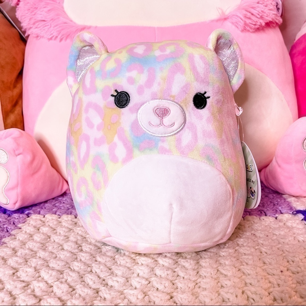 NWT Squishmallows Michaela the Leopard 8”